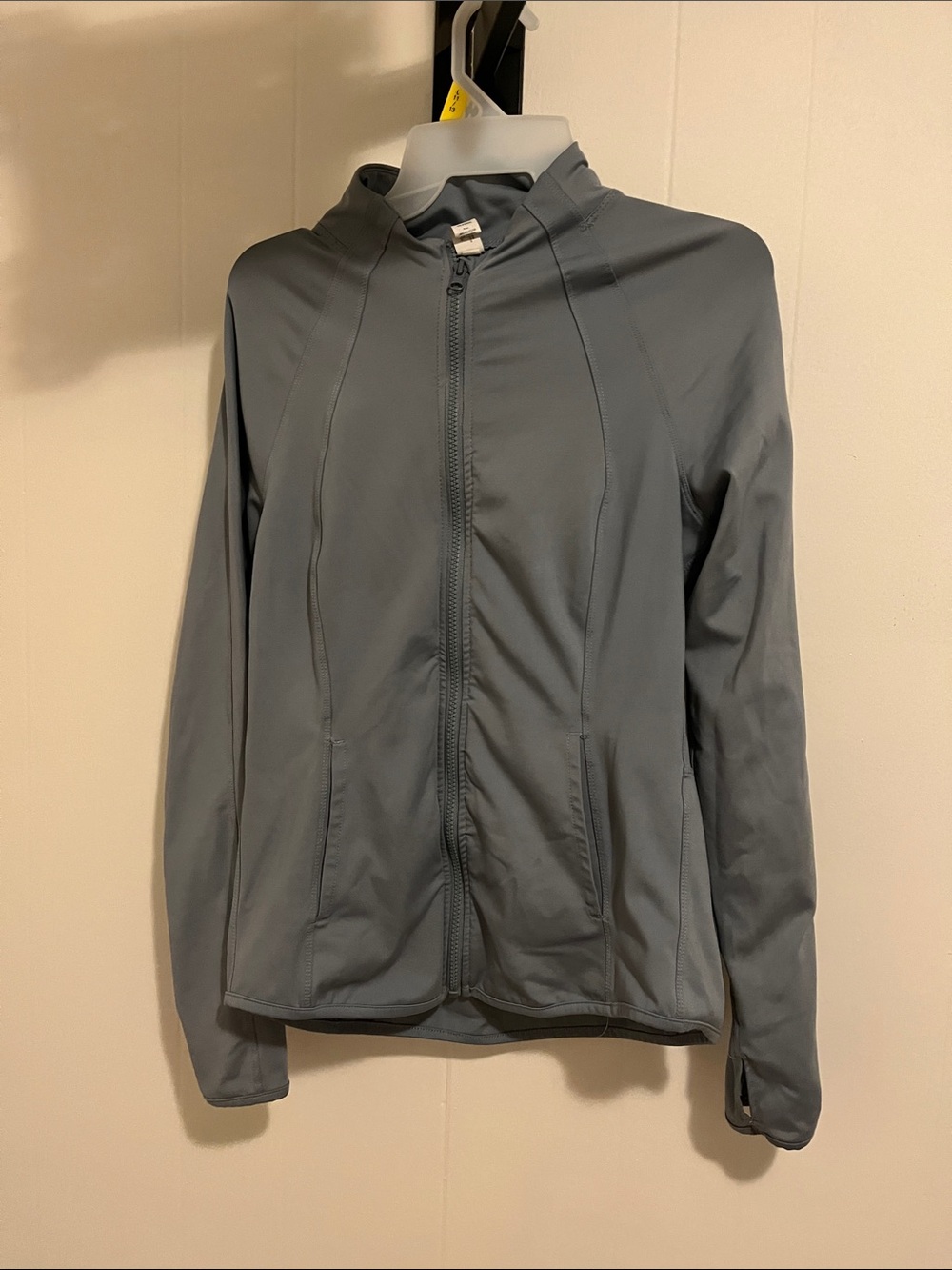 Yogalicious Slate Gray Utility Zip Jacket